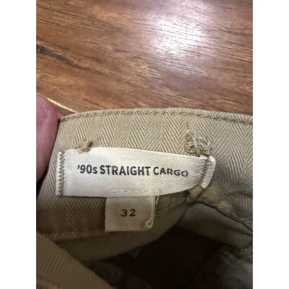Madewell Cargo Khaki Pants Men’s 34x30 Actual Pockets Tan